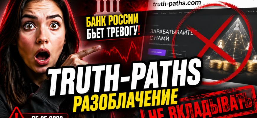 Узнайте, как Банк России выявил Truth-paths как финансовую пирамиду. Читайте наш обзор и защитите свои деньги от мошенников.