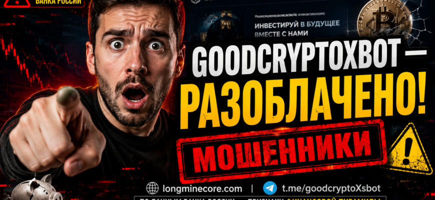 Подробный обзор Telegram-канала GoodcryptoXBOT. Узнайте о признаках мошенничества и рисках, связанных с проектом. Защищайте свои средства!