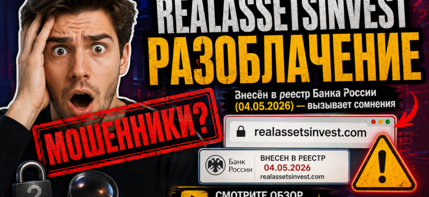 Проверьте правдивость Realassetsinvest. Узнайте о признаках мошенничества и получите советы по защите от обмана.