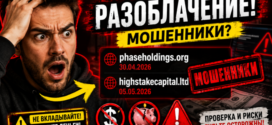 Как избежать потерь от мошеннических схем Highstakecapital и Phaseholdings? Узнайте о рисках и признаках обмана.