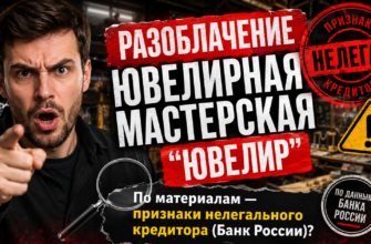 Проверяем ювелирную мастерскую Ювелир. Узнайте, какие риски скрываются за ее услугами и почему стоит быть осторожным.