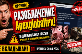 Узнайте о признаках мошенничества Apexglobaltrx, опасностях инвестиций и способах защиты ваших средств. Читайте наш обзор и делитесь опытом!