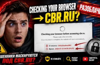 Узнайте, как "проверка браузера" от cbr.ru может скрывать мошеннические действия. Разоблачаем схемы и даем советы по защите.