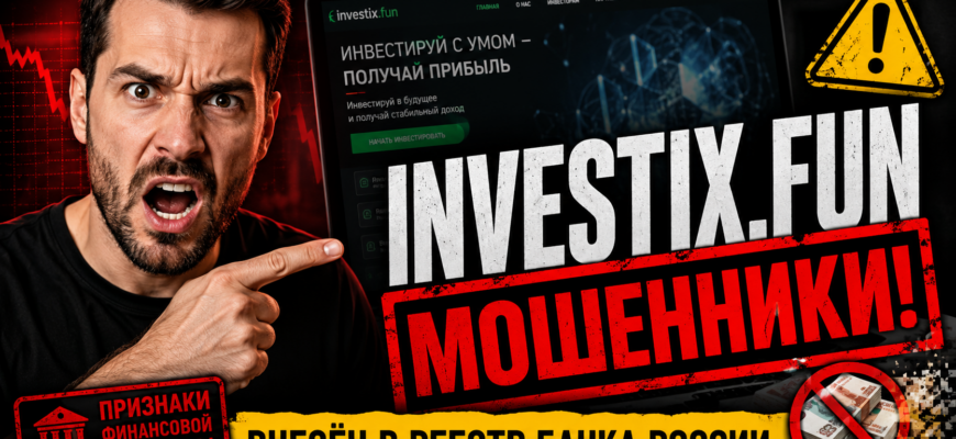 Узнайте, как INVESTIX.FUN обманывает людей, выдавая себя за инвестиционный проект. Читайте отзывы и разоблачение мошеннической схемы.
