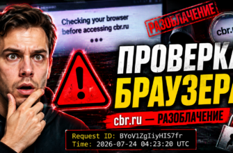 Столкнулись с проверкой браузера на cbr.ru? Узнайте, какие риски могут скрываться за этим и как защитить свои данные от мошенников.