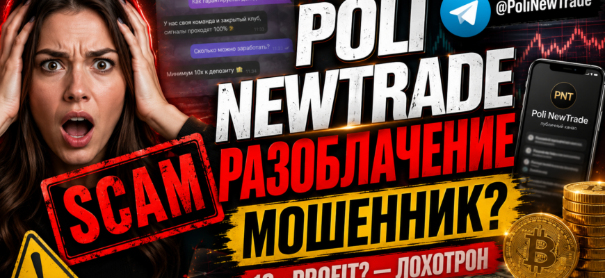 Проверка схемы Poli NewTrade и отзывы пострадавших. Узнайте, как не стать жертвой мошенничества в криптовалюте.