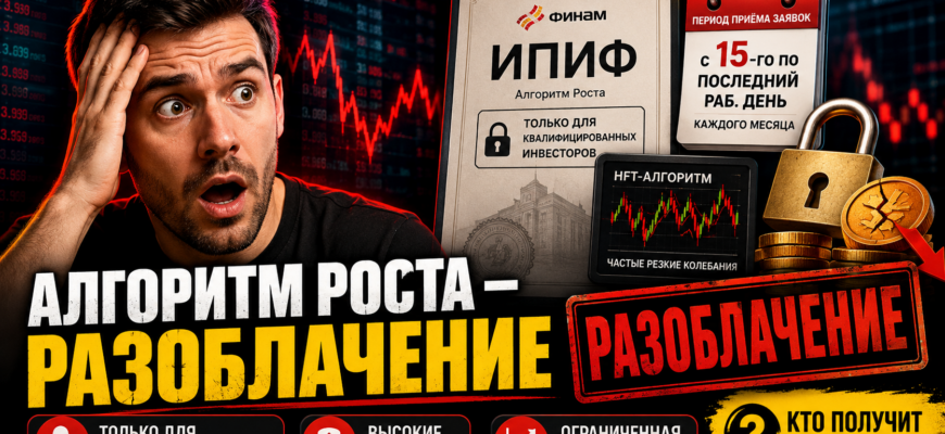 Разбираем предлагаемый фонд Алгоритм Роста от Финам. Узнайте о рисках, высоких комиссиях и отсутствии отзывов. Оцените, стоит ли инвестировать!
