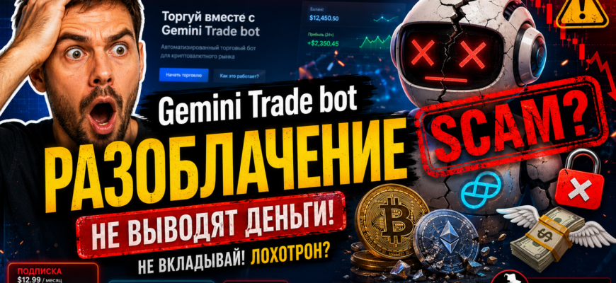 Проверяем, действительно ли Gemini Trade bot предлагает пассивный доход или скрывает обман. Узнайте важные факты и риски!