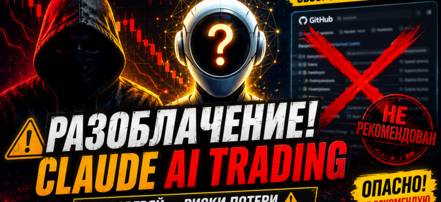 Изучаем Claude AI Trading и его обещания. Узнайте, почему этот бесплатный ИИ-торговец может вас обмануть и как защитить свои деньги.