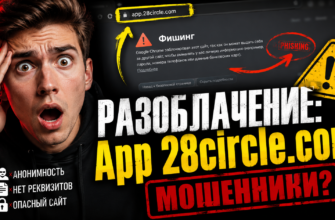 Узнайте о сомнительном проекте 28circle com, его рисках и мошеннических схемах. Читайте наш обзор и защитите свои деньги от аферистов.
