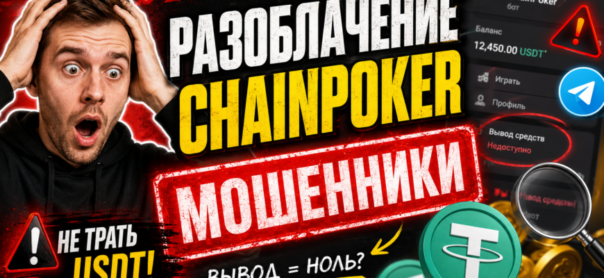 Узнайте о рисках и мошенничестве в ChainPoker. Получите советы по защите своих средств и распознаванию обмана!