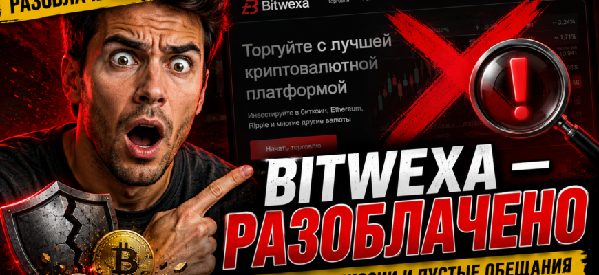 Избегайте риска с Bitwexa! Узнайте, почему платформа вызывает сомнения и какие признаки мошенничества обнаружены в нашем исследовании.