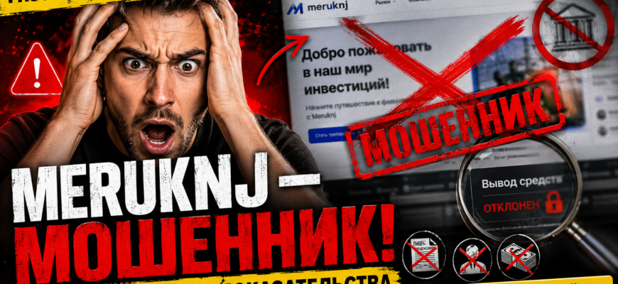 Узнайте правду о платформе Meruknj. Советы по распознаванию афер и защитите свои средства от мошеннических схем.