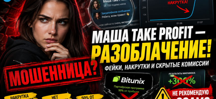 Проверяем, стоит ли доверять каналу Маша Take Profit. Узнайте о рисках и отзывах пользователей о сомнительных методах трейдинга.