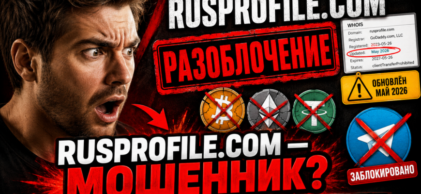 Проверяем обменник Rusprofile com на признаки мошенничества. Узнайте все об отзывах и рисках перед обменом криптовалют!
