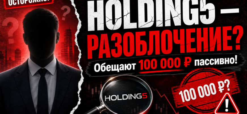 Разоблачение франшизы Holding5 от Алекса Рагулина. Узнайте о рисках, обманах и недостатках, прежде чем делать шаг к инвестициям.