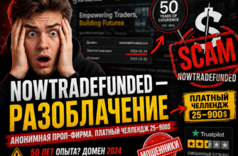 Узнайте, стоит ли доверять Nowtradefunded. Читайте наш обзор о мошеннических схемах, условиях торговли и реальных отзывах трейдеров.