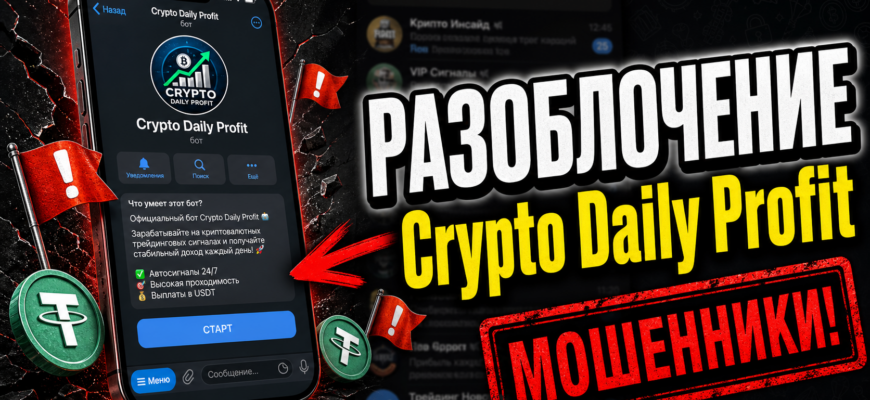 Узнайте правду о Crypto Daily Profit. Обман или реальный шанс заработать? Читайте отзывы и разбор схем мошенничества.