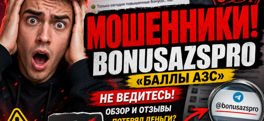 Изучите возможности мошенничества с BonusAzsPro и защитите свои деньги. Узнайте, как не стать жертвой. Читайте отзывы пострадавших!