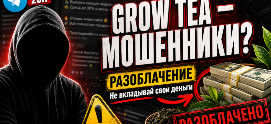 Погрузитесь в мир Grow Tea в Телеграм и узнайте, как распознать признаки мошенничества, чтобы не потерять деньги!