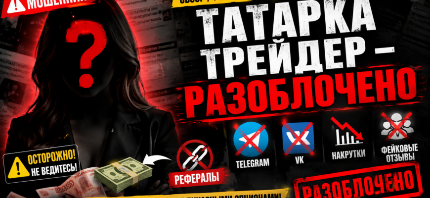Узнайте, почему проект Татарка трейдер вызывает недоверие. Читайте о рисках, мошеннических схемах и реальных отзывах пользователей.