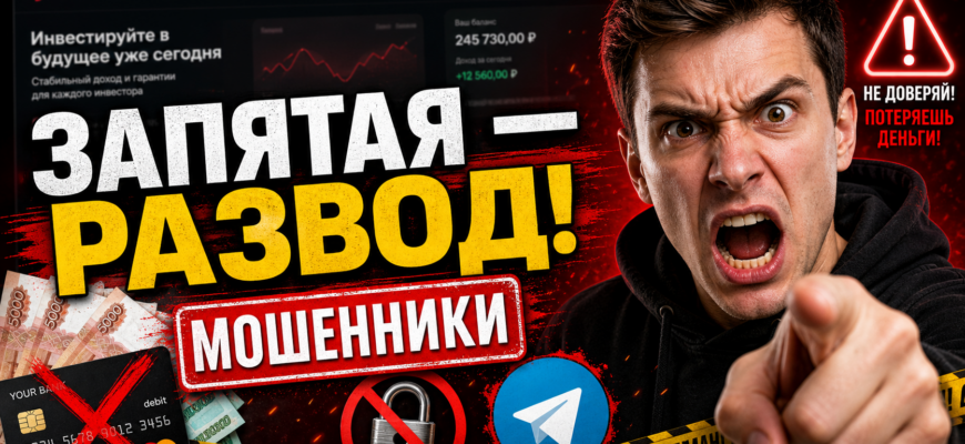 Проверьте, как платформа Запятая обманывает пользователей и как избежать ловушек мошенников. Узнайте правду из отзывов пострадавших.