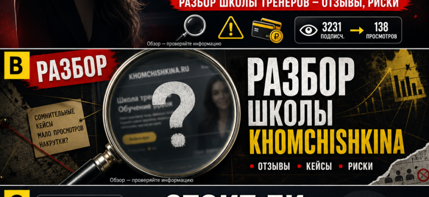 Узнайте, действительно ли Анна Хомчишкина предоставляет ценные знания для тренеров или это мошенничество. Наш анализ фактов.