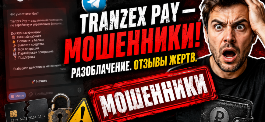 Что скрывает Tranzex Pay? Узнайте о мошеннических схемах и негативных отзывах пользователей. Защитите свои деньги!