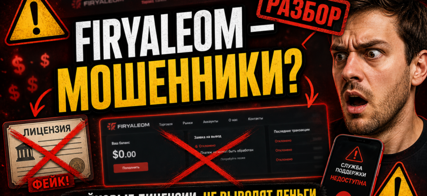 Проверяем Firyaleom на наличие мошенничества. Узнайте, как избежать потерь и распознать обман на платформе трейдинга.